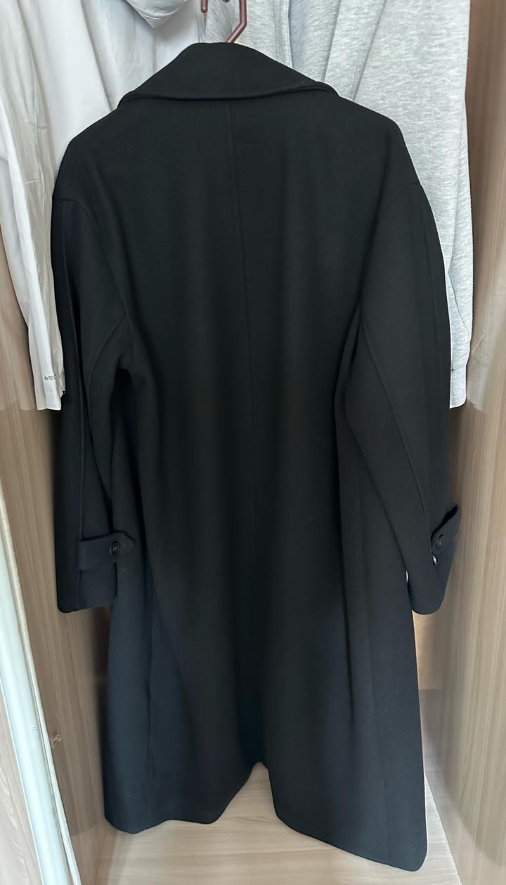 Черное пальто Zara,оверсайз