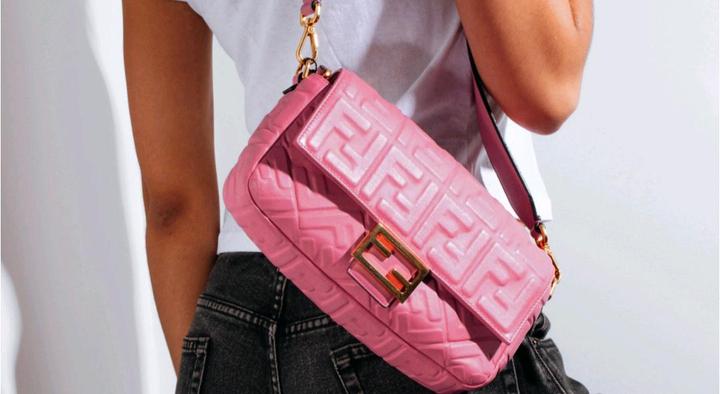 Сумка Fendi baguette bag pink💘