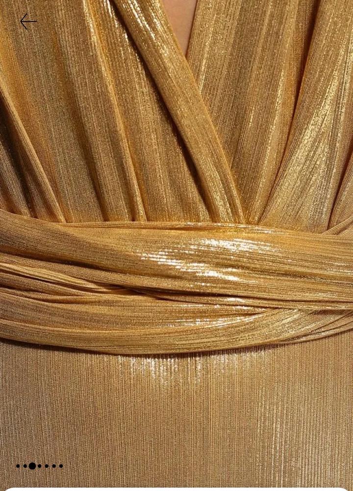 Золотое платье-трансформер в пол. Хотите быть королевой👑