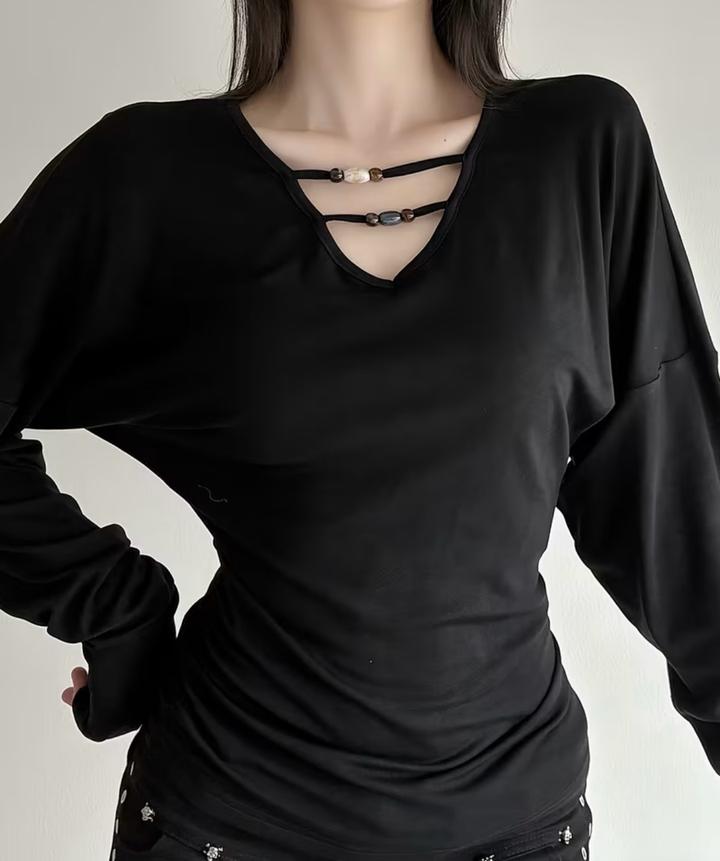 Лонгслив приталенный