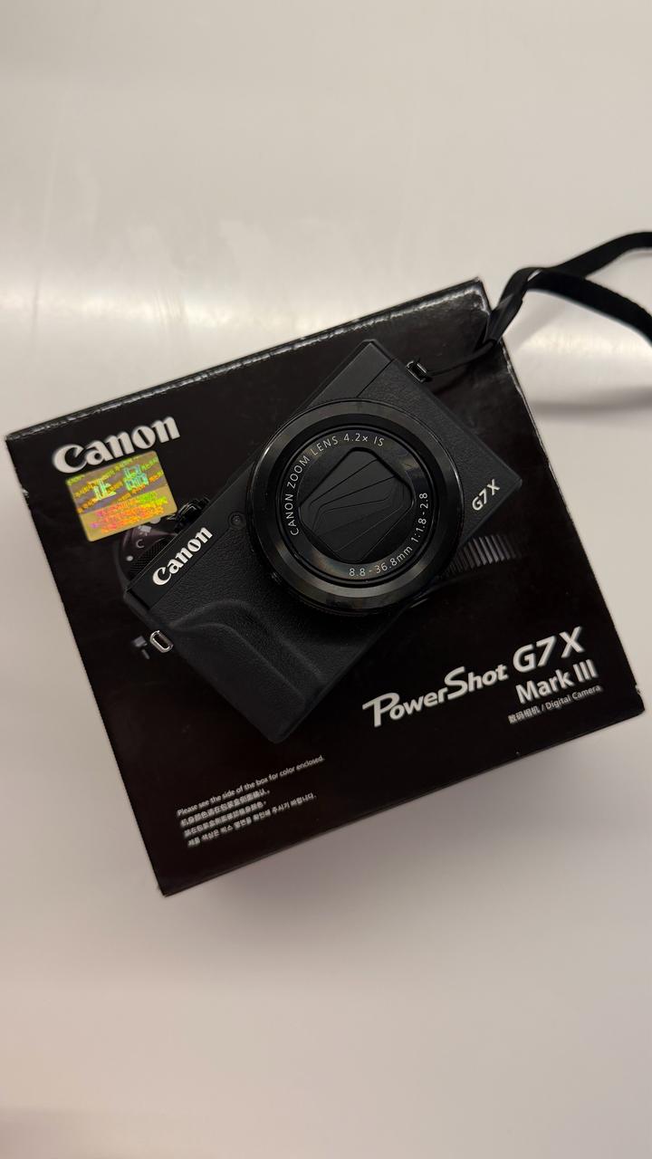Canon G7X Mark III черный