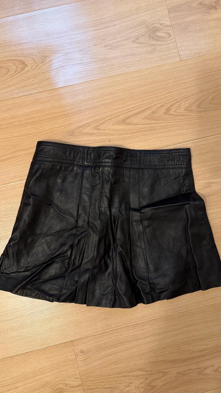 Кожаная юбка Juicy Couture