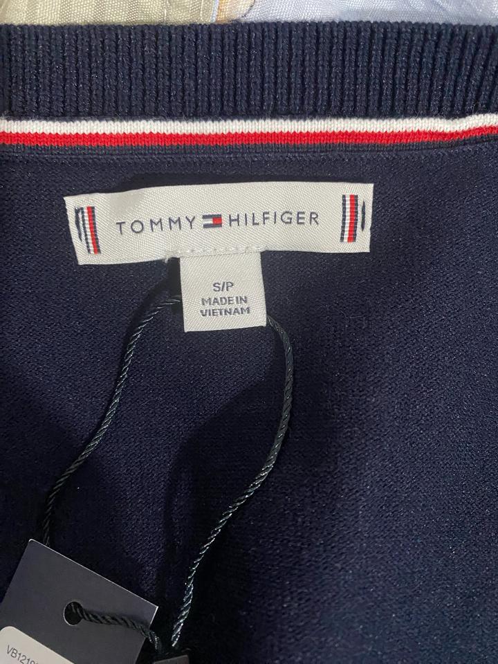 Темно-синий кардиган Tommy Hilfiger