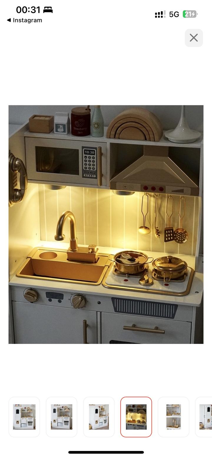 Кухня детская деревянная