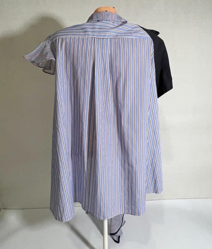 Рубашка топ блуза Sacai M/L 46-48 размер в полоску