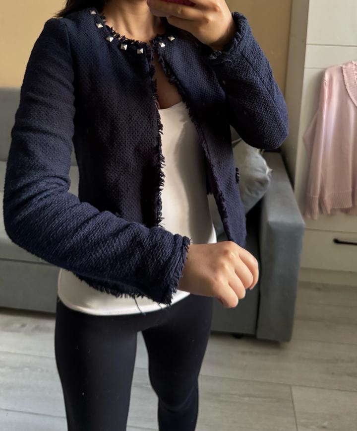 Твидовый пиджак Tom Tailor