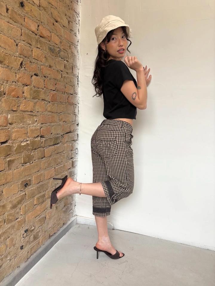 Капри plaid