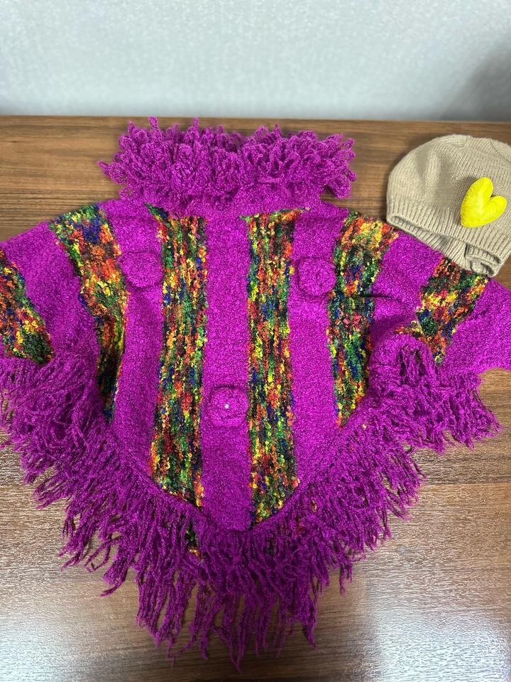 Пончо для девочки