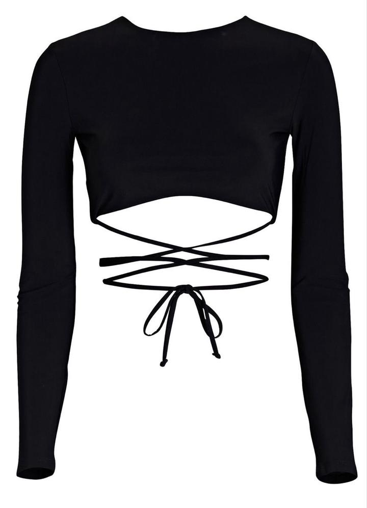 Кофта с завязкой