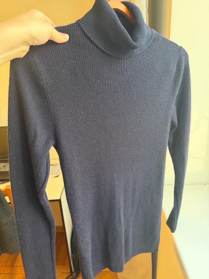 Водолазка из 100% шерсти Muji