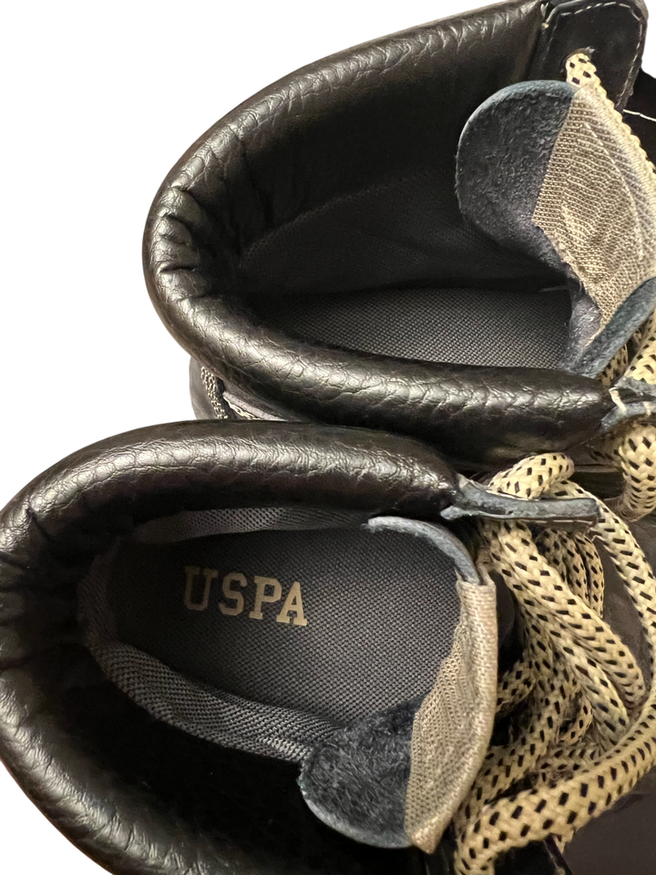 Ботинки US Polo Assn синие с шипами