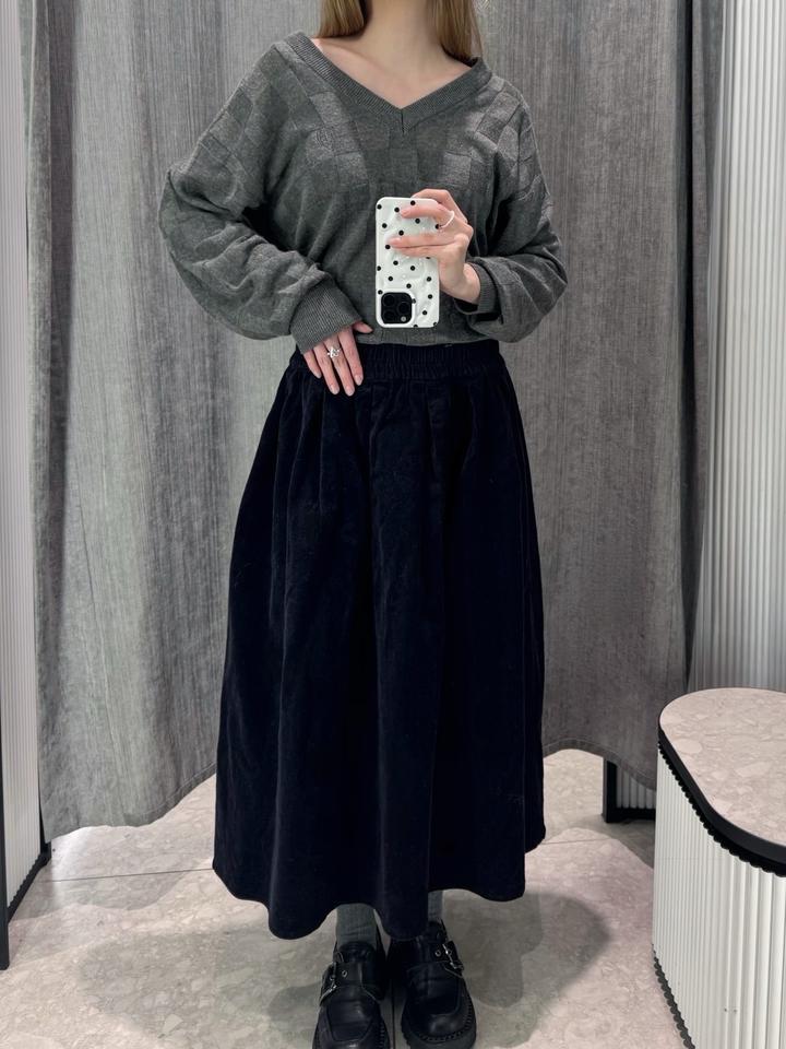 Вельветовая юбка