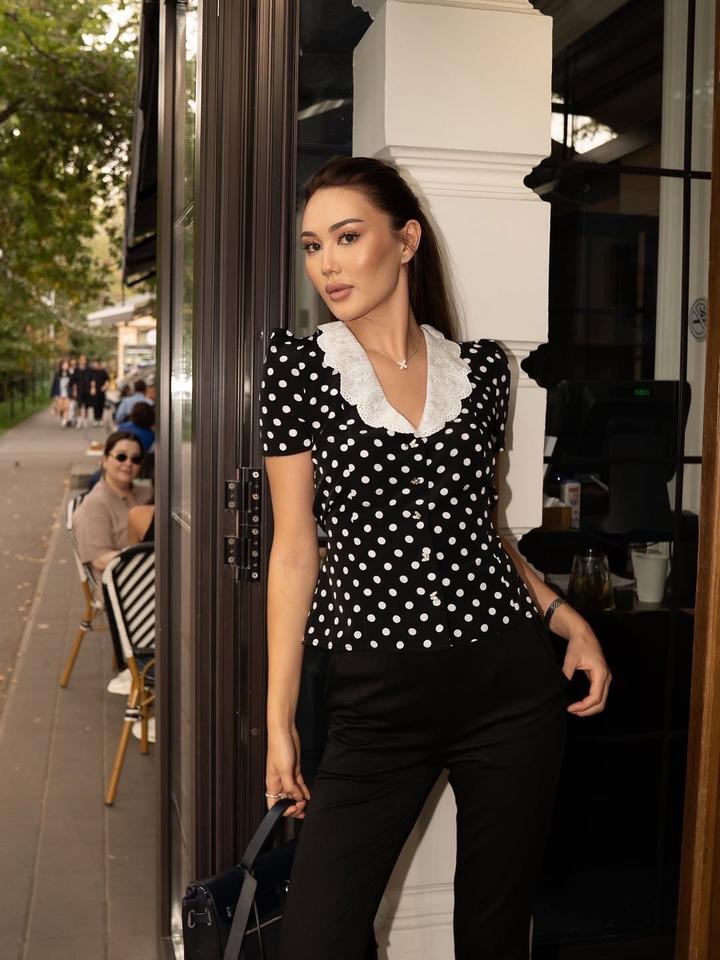 Блузка чёрный