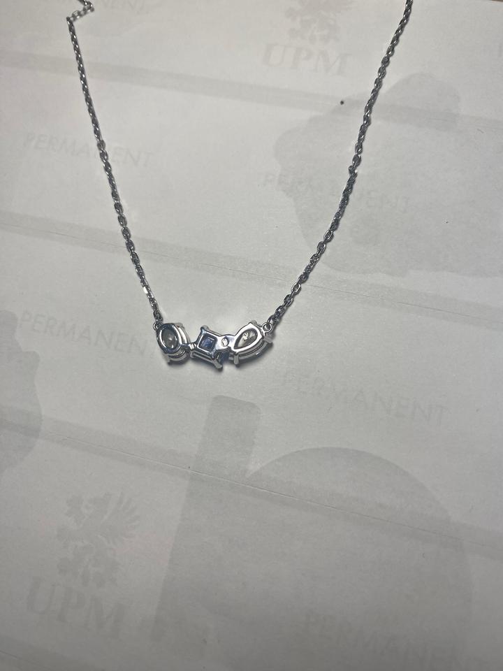 Swarovski кулон серебрянный с камнями