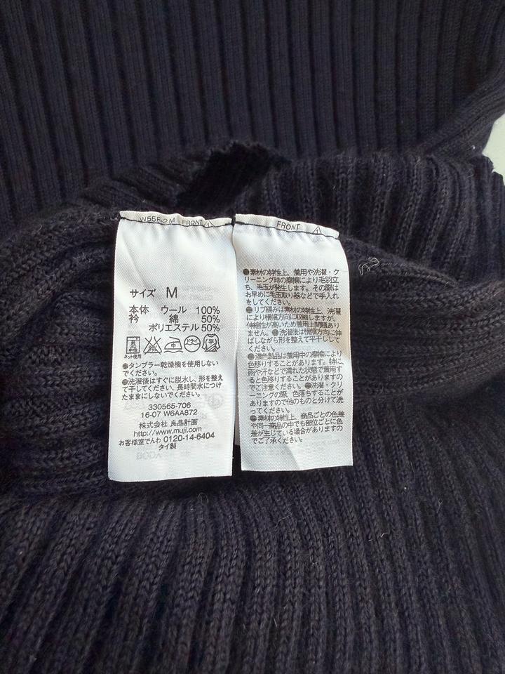 Новая водолазка из 100% шерсти Muji