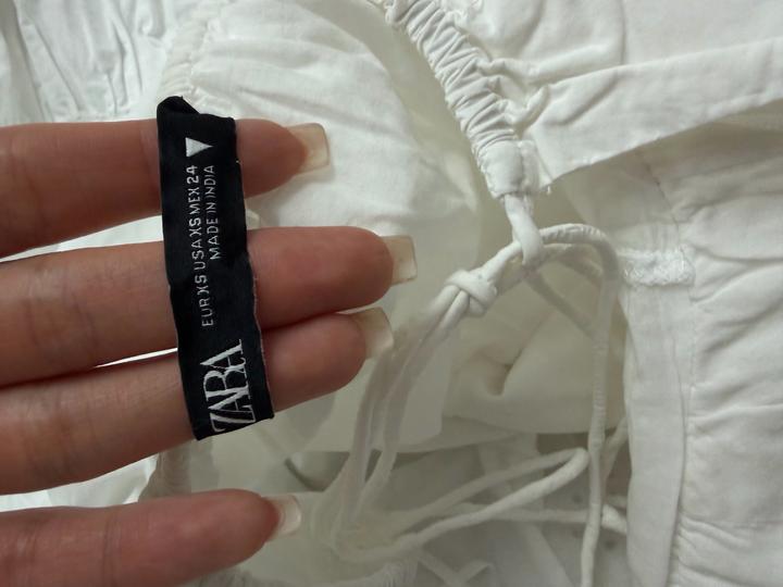 Белый сарафан zara