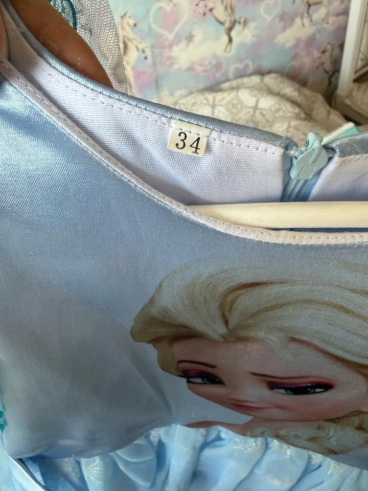 Платье Эльзы на 5 лет