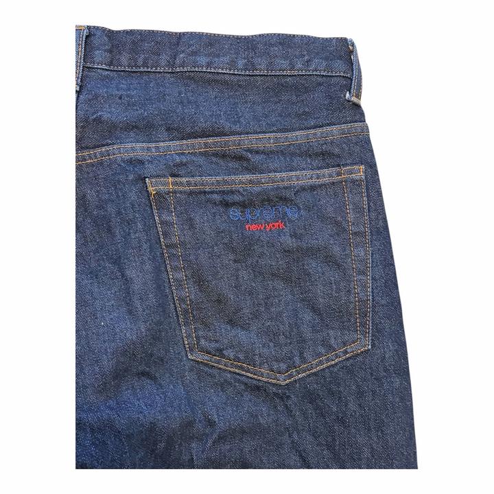 Supreme Japan Rigid Selvedge Baggy джинсы
