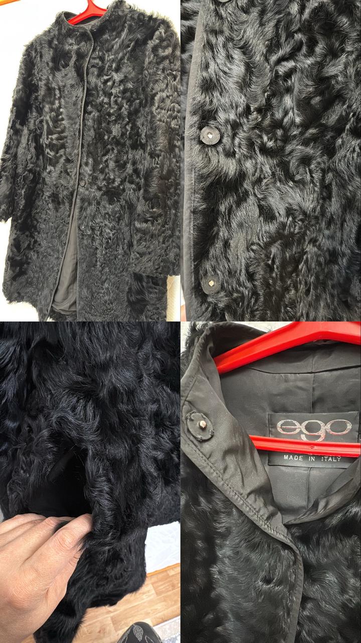 Пальто женское каракуль