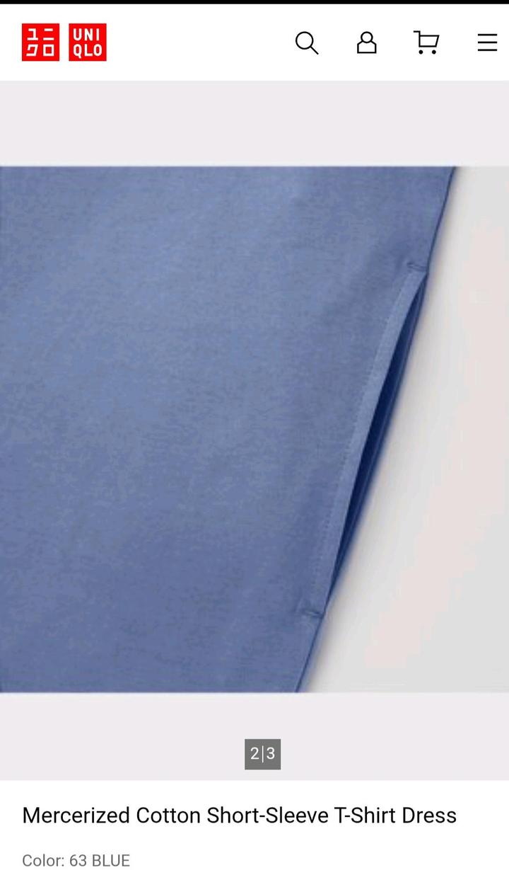 Базовое платье на каждый день Uniqlo