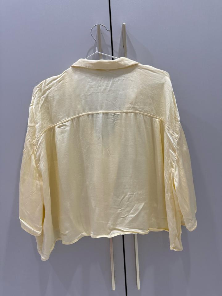 атласной блузка Zara