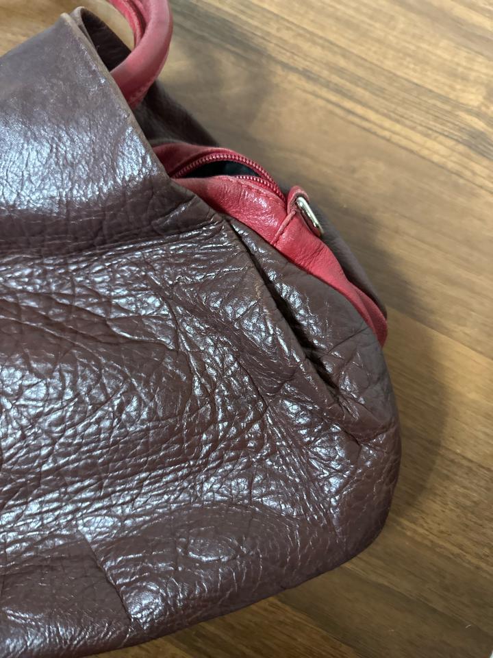 Винтажная кожаная сумка