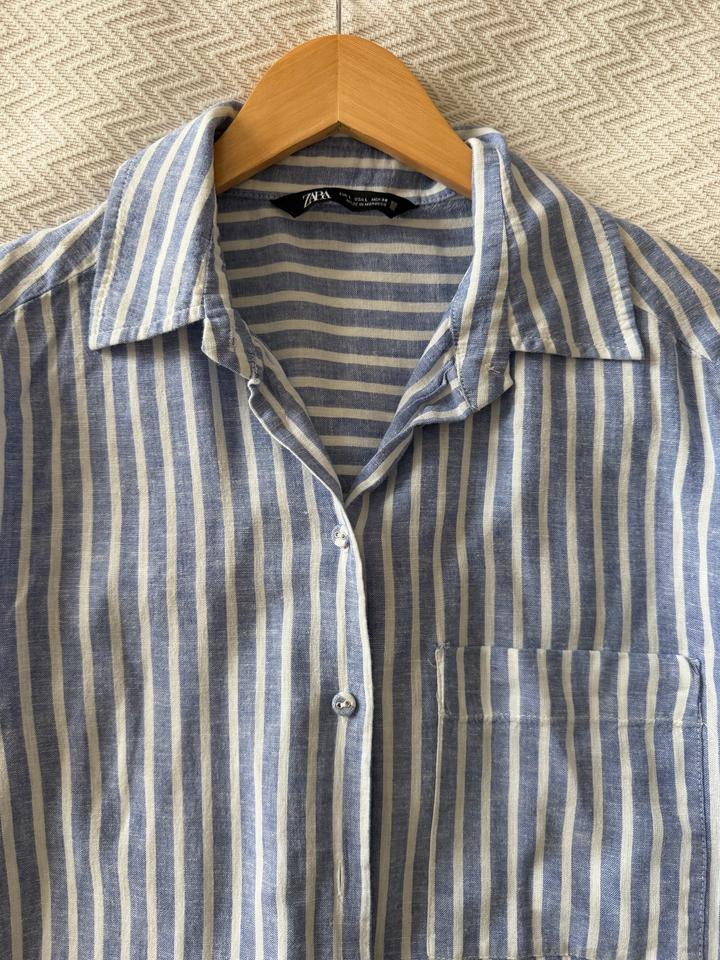 Льняная рубашка Zara