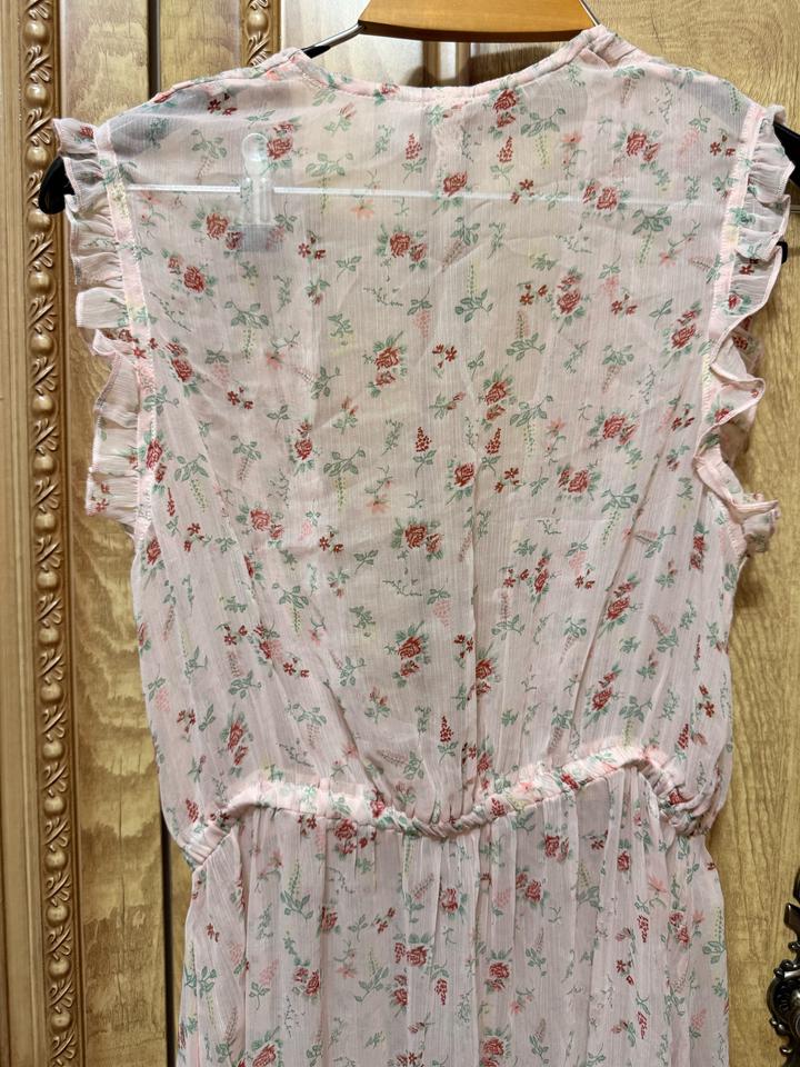 Нежная прозрачная накидка H&M в цветочный принт 🌸