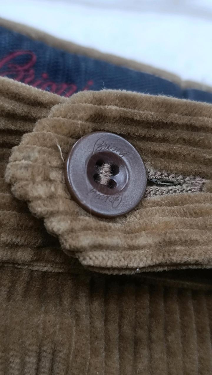 Мужские вельветовые коричневые брюки