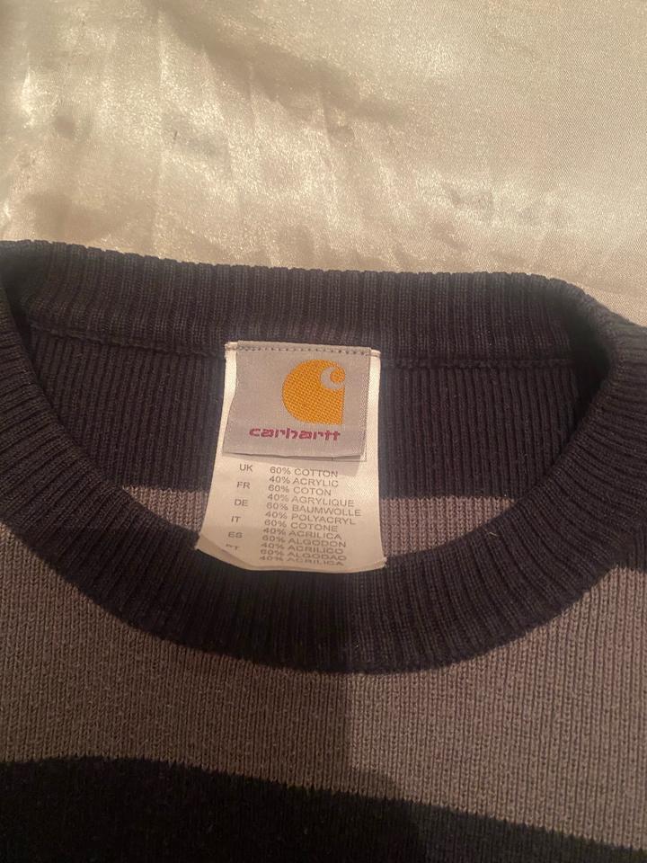 Полосатый Джемпер Carhartt серого цвета