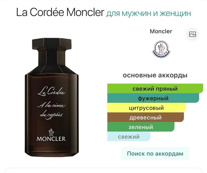 Фирменные семплы Moncler 2 шт по 2 мл