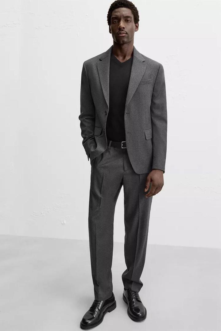 Новый шерстяной пиджак Zara (XL)