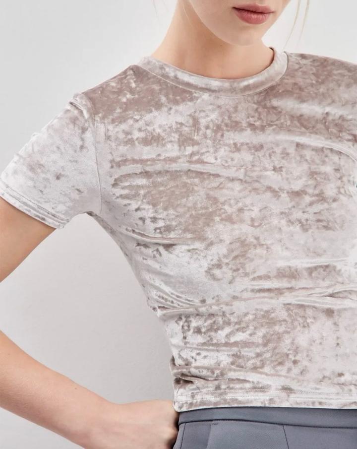 Футболка велюр