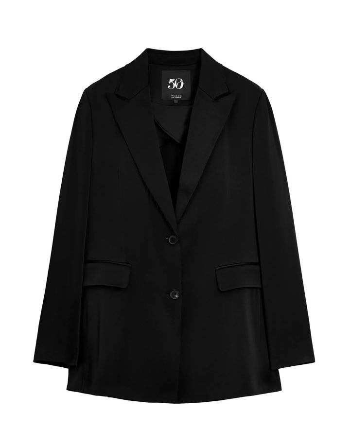 Zara Атласный костюмный пиджак