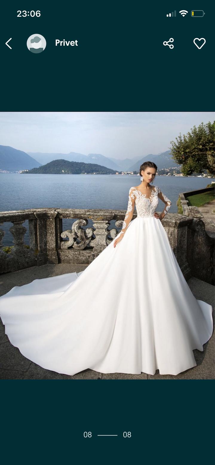 Итальянское свадебное платье