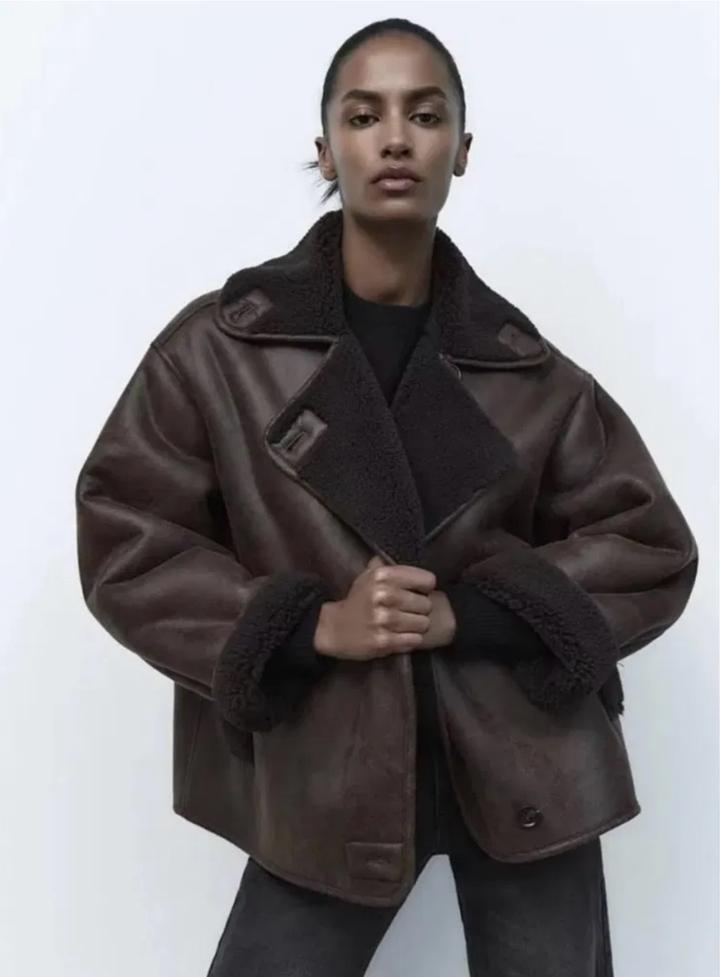 Женская дубленка Zara