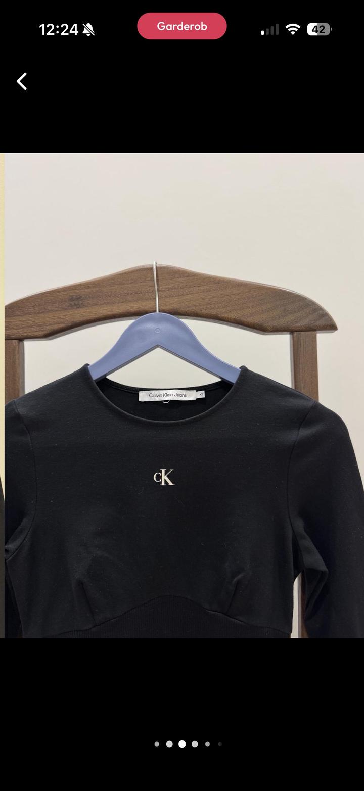 Платье трикотаж Calvin Klein оригинал XS размер в обтяжку