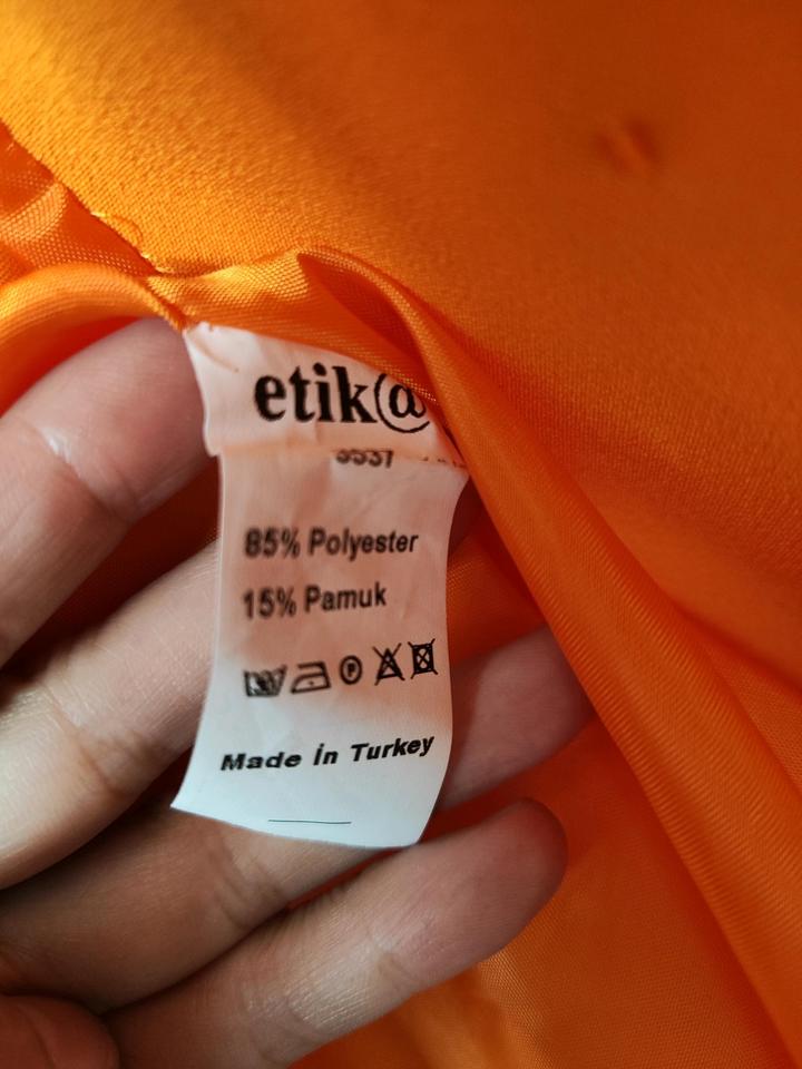 Пиджак Etika L оранжевый двубортный Турция