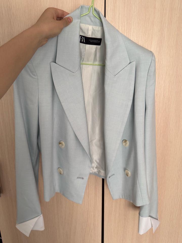 Нежный мятный пиджак ZARA 💚