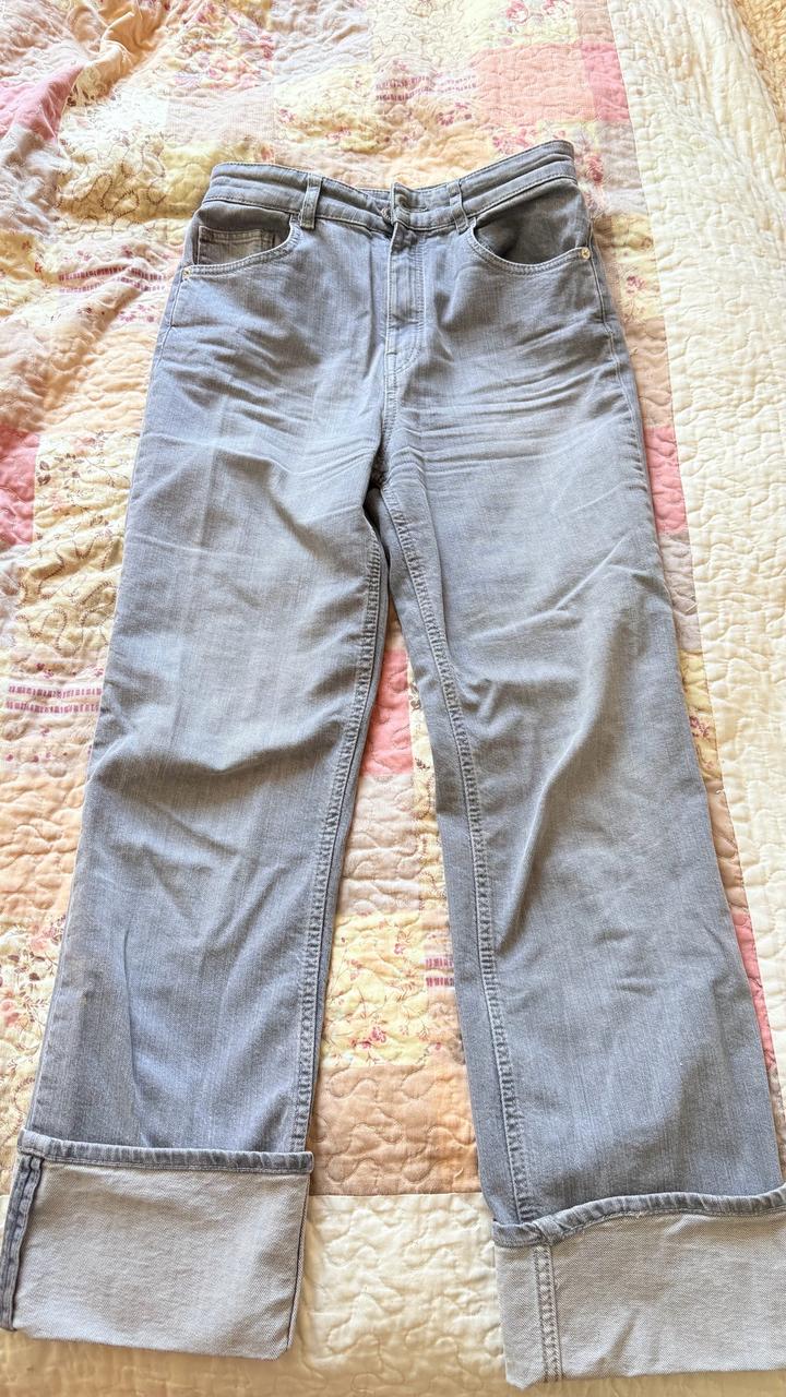 Серые джинсы Massimo Duti