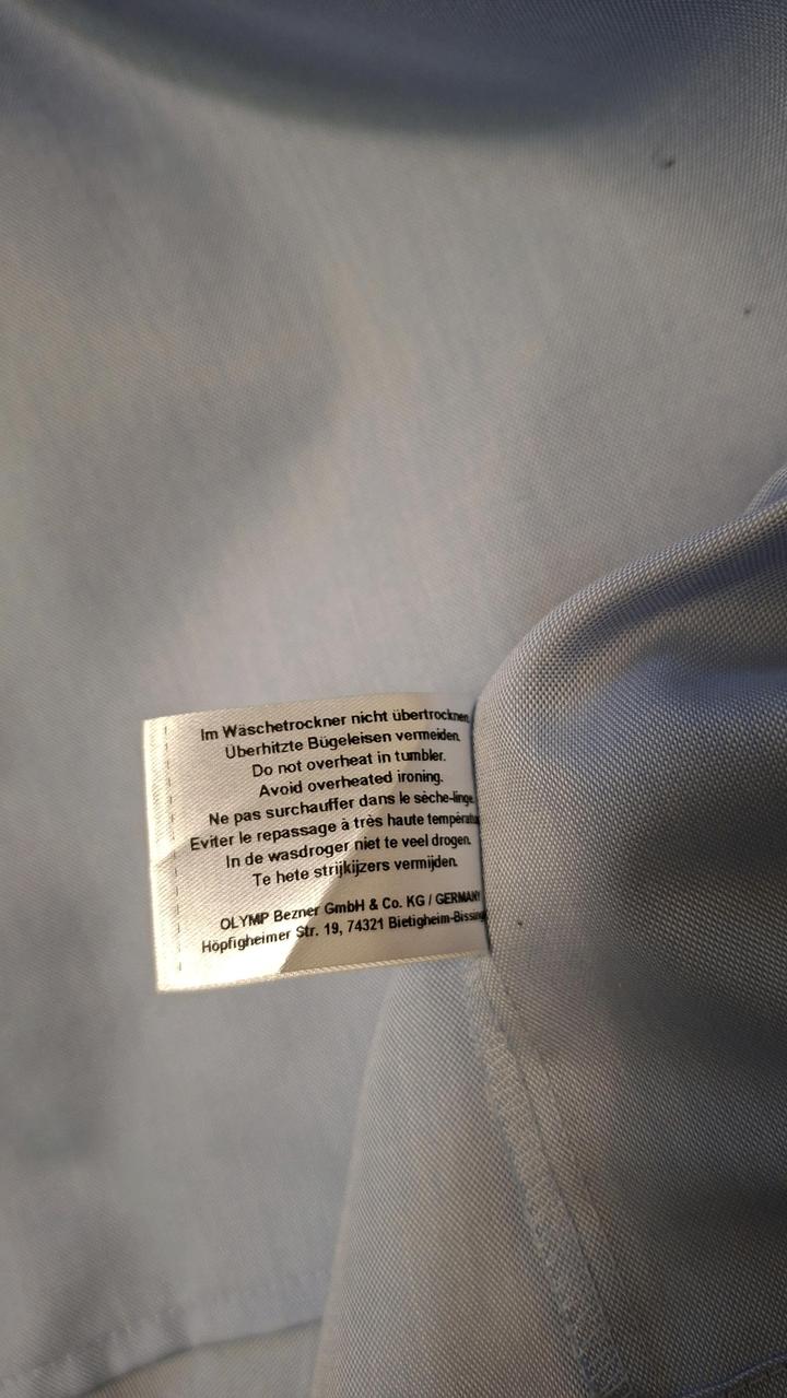 Немецкая рубашка Olymp Luxor (modern fit)