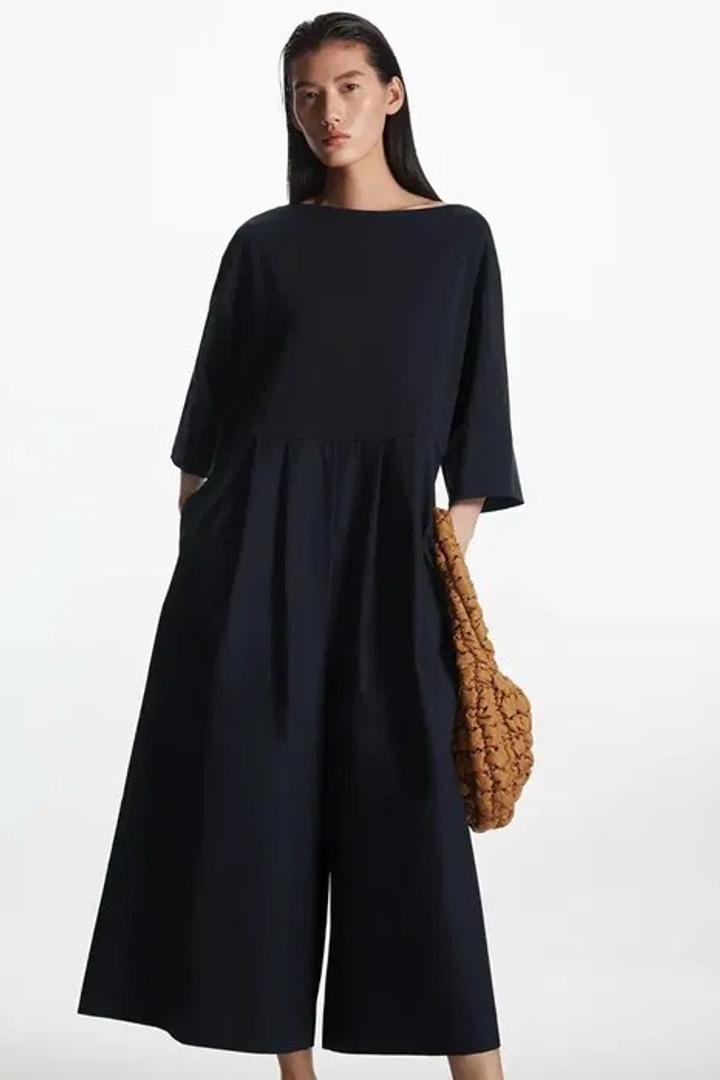 COS комбинезон Relaxed-Fit Pleated Jumpsuit