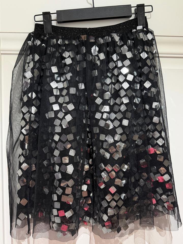 Юбка с пайетками