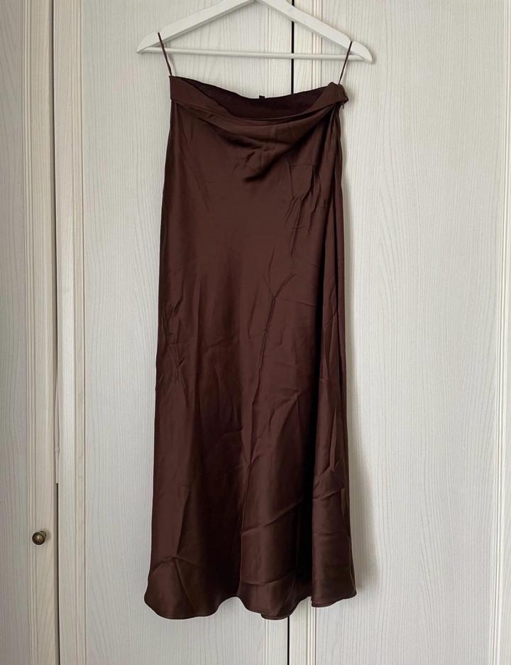 Юбка атласная massimo dutti