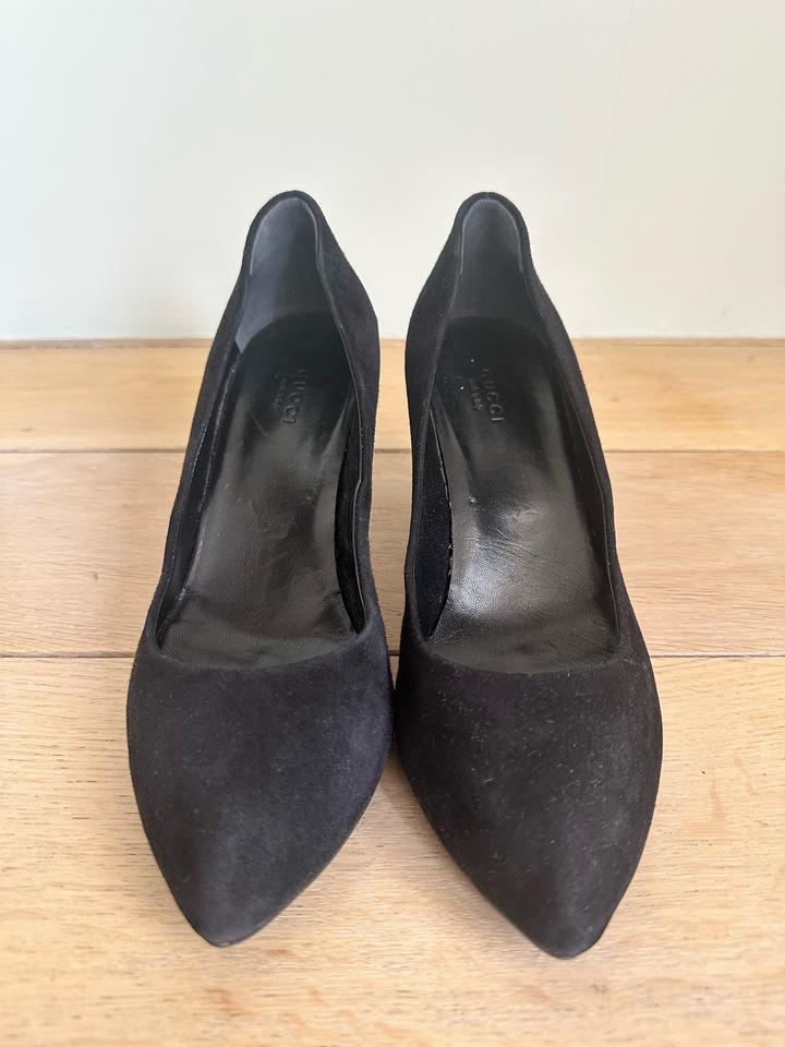 Черные туфли-лодочки Gucci