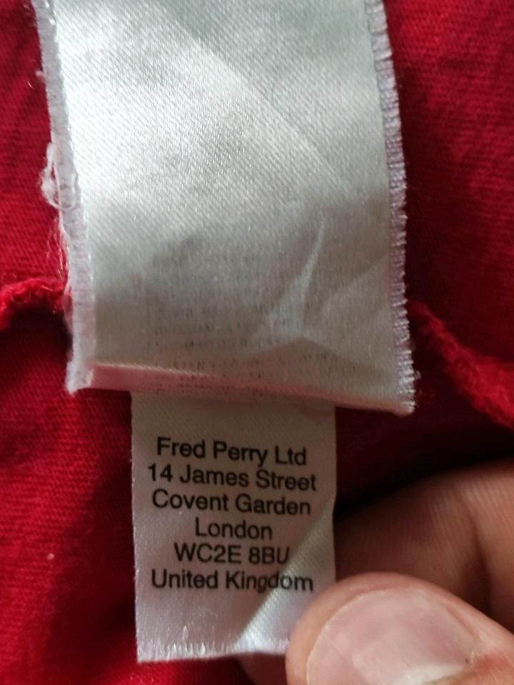 Fred Perry футболка оригинал