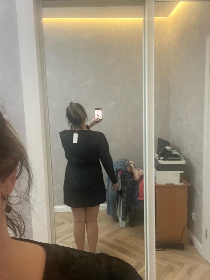 Черное вечернее платье Mango