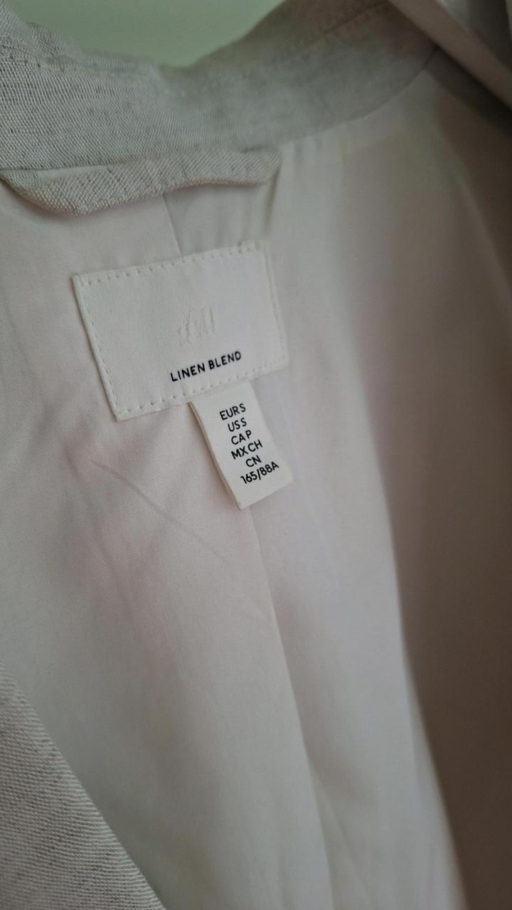 Льняной пиджак от H&M