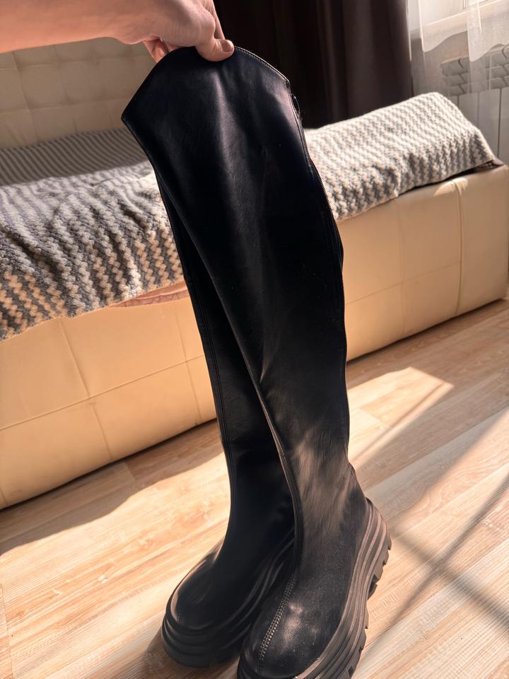 Удлиненные сапоги