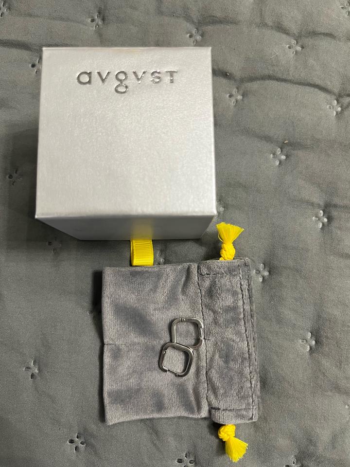 Серьги из серебра Avgust